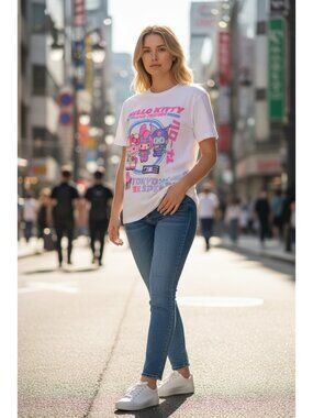 Sanrio Hello Kitty and Friends Tokyo Speed Graphic T-Shirt XL